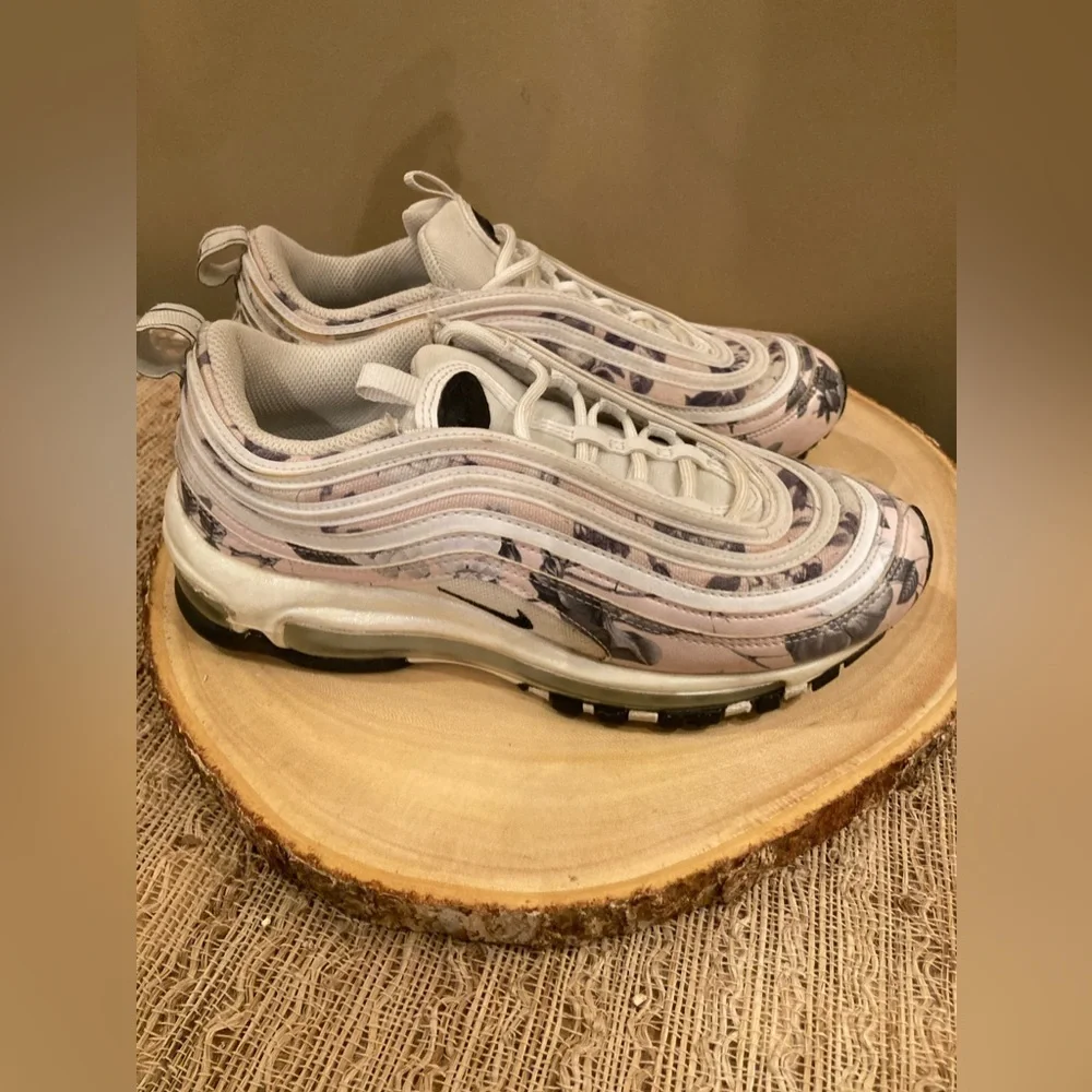 Nike Air Max 97 Soft Floral Pale Pink Wmns‎ Women’s Size 6.5 Sneakers BV6119-600